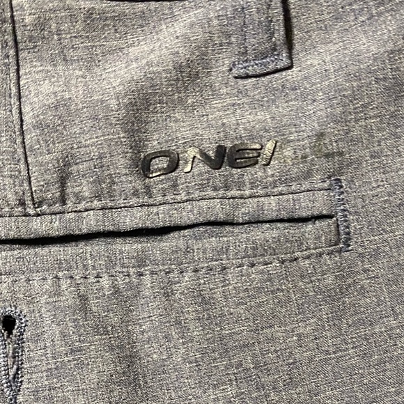 O'neill Reserve Slub Hybrid Shorts Men's 36 Gray Heather Hyperfreak Stretch - Picture 5 of 8